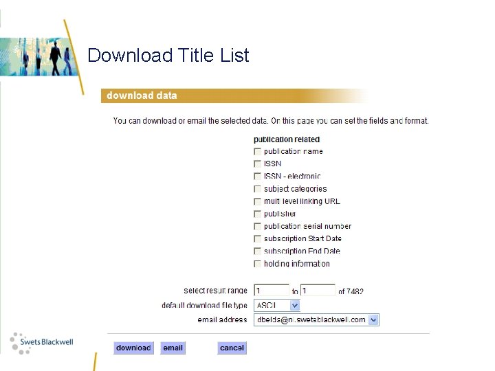 Download Title List 