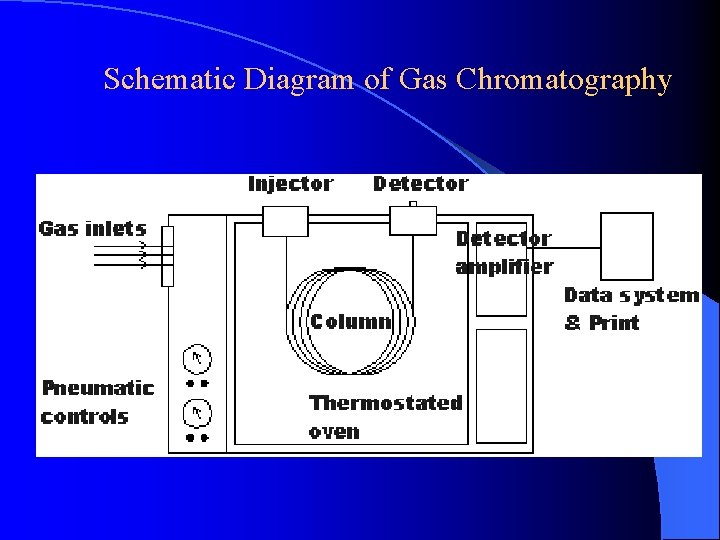 Schematic Diagram of Gas Chromatography 