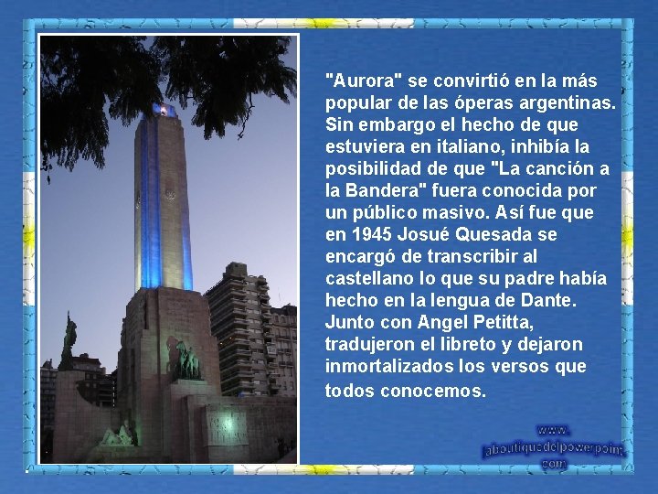 "Aurora" se convirtió en la más popular de las óperas argentinas. Sin embargo el