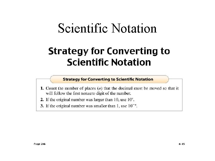 Scientific Notation 