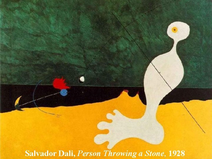 Salvador Dali, Person Throwing a Stone, 1928 