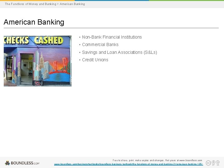 The Functions of Money and Banking > American Banking • Non-Bank Financial Institutions •