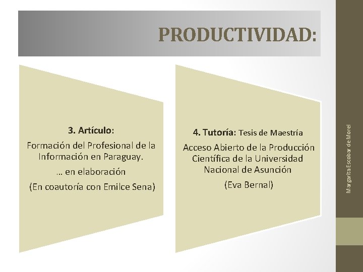 3. Artículo: Formación del Profesional de la Información en Paraguay. … en elaboración (En