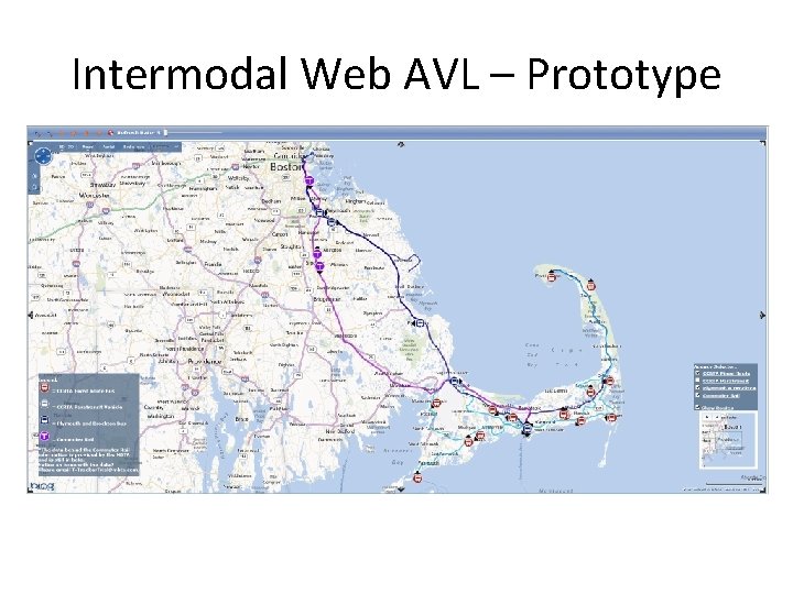 Intermodal Web AVL – Prototype 