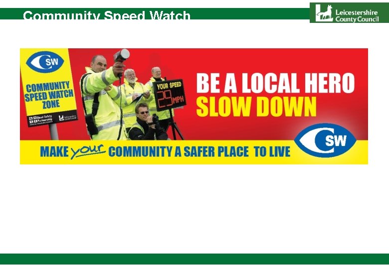 Community Speed Watch 