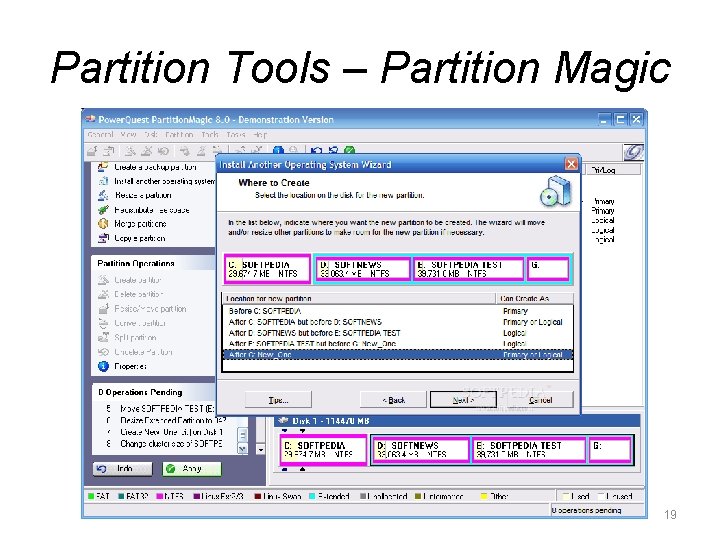 Partition Tools – Partition Magic 19 