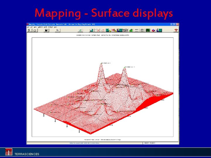 Mapping - Surface displays TERRASCIENCES 
