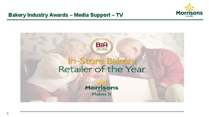 Bakery Industry Awards – Media Support – TV 6 