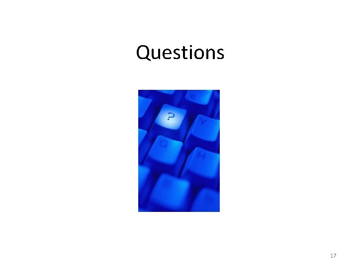 Questions 17 