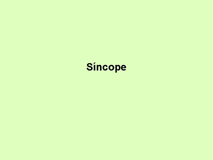 Síncope 