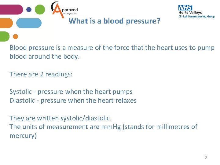 What is a blood pressure? Blood pressure is a measure of the force that