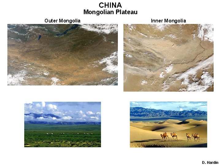 CHINA Mongolian Plateau Outer Mongolia Inner Mongolia D. Hardin 