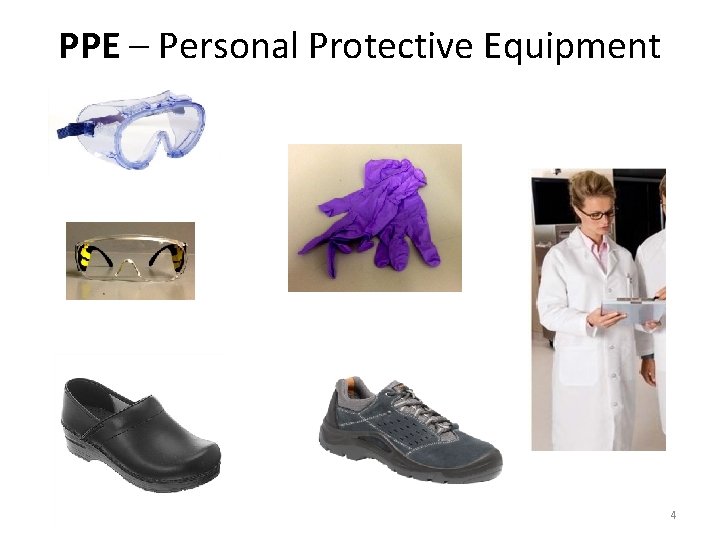 PPE – Personal Protective Equipment 4 