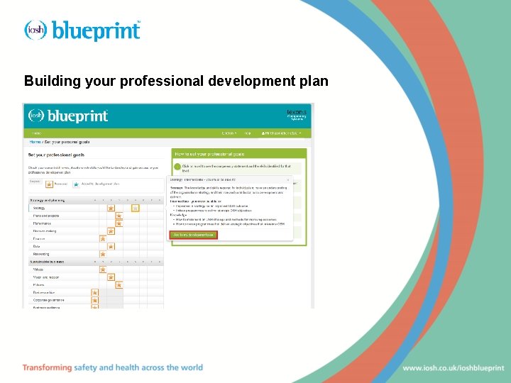 Building your professional development plan 