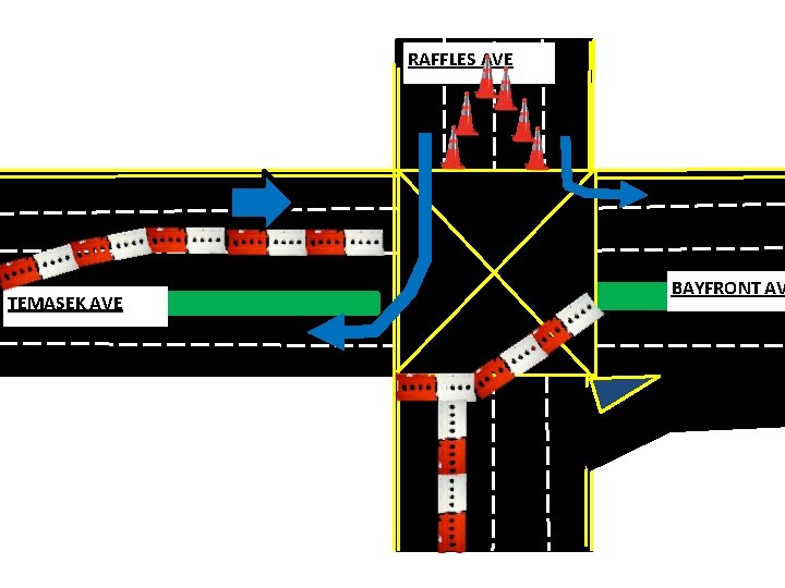 RAFFLES AVE TEMASEK AVE BAYFRONT AV 
