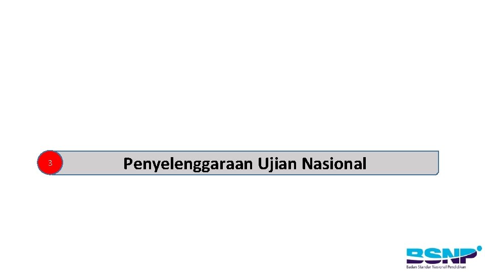 3 Penyelenggaraan Ujian Nasional 