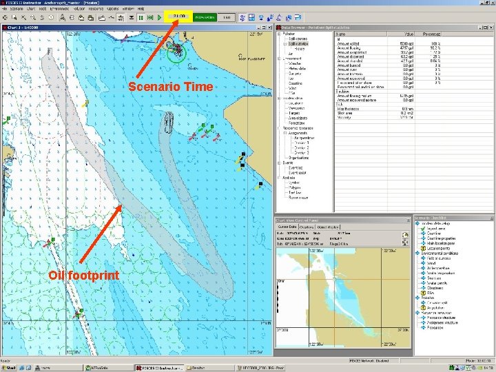 Scenario Time Oil footprint 