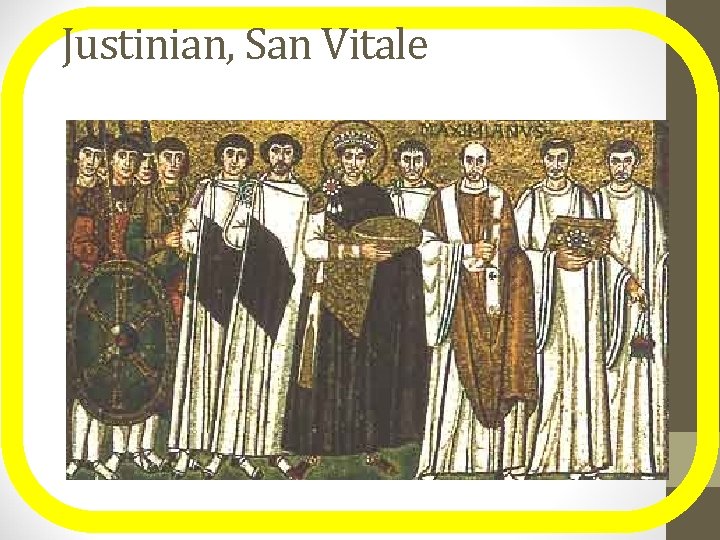 Justinian, San Vitale 