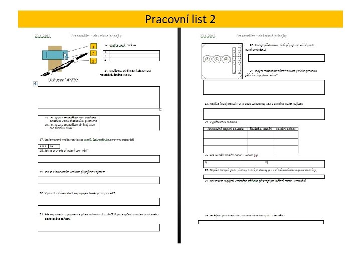 Pracovní list 2 