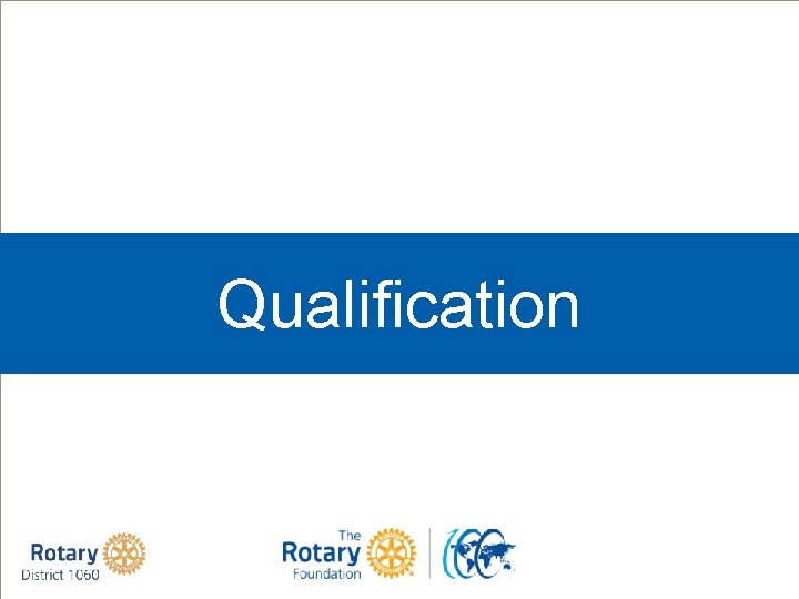 Qualification 