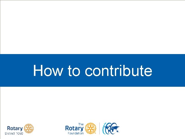How to contribute 