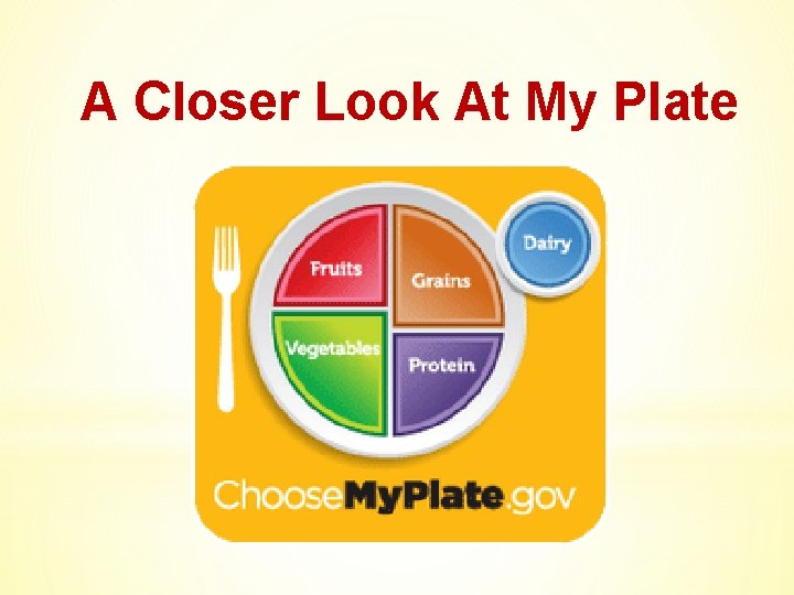 A Closer Look At My Plate 