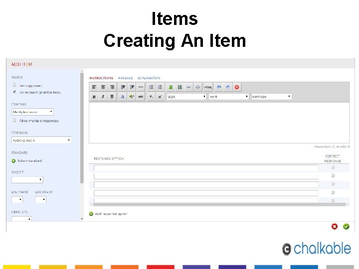 Items Creating An Item 