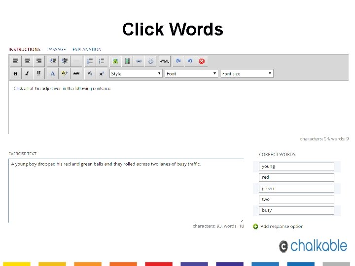 Click Words 