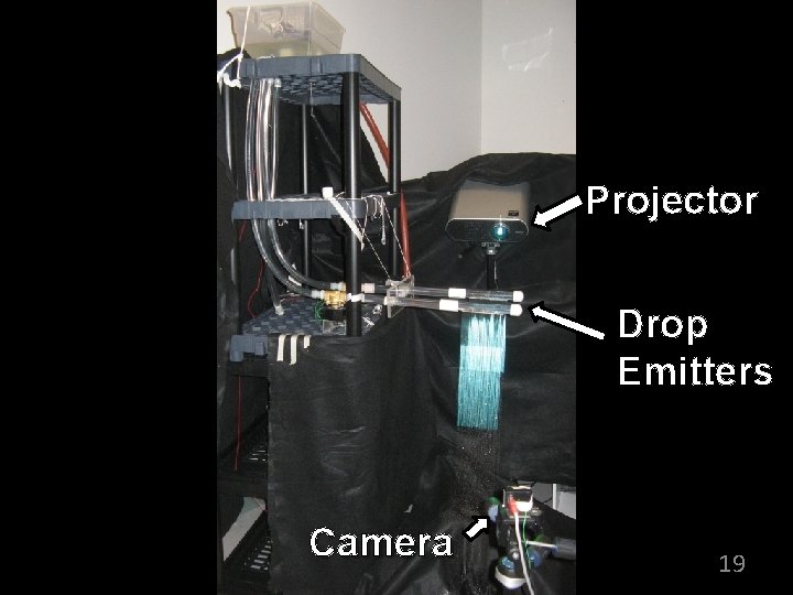 Projector Drop Emitters Camera 19 