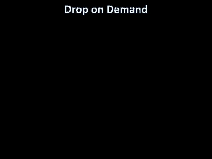 Drop on Demand 