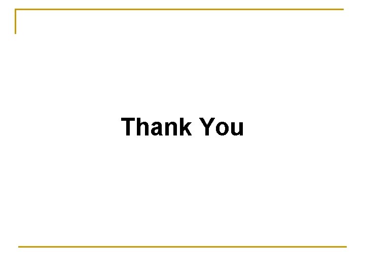 Thank You Thank You