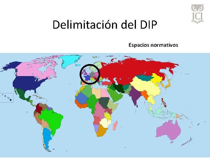 Delimitación del DIP Espacios normativos 