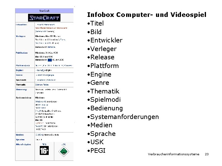 Infobox Computer- und Videospiel • Titel • Bild • Entwickler • Verleger • Release