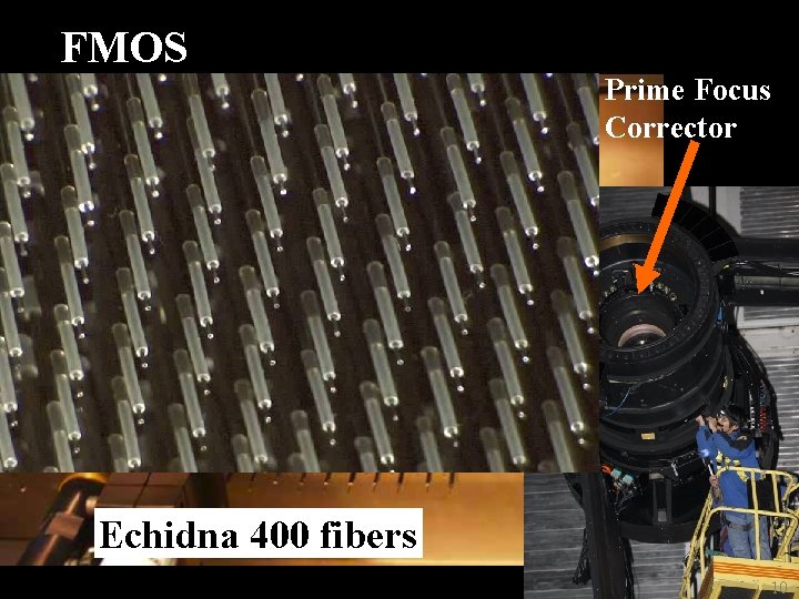 FMOS Prime Focus Corrector Echidna 400 fibers 10 10 