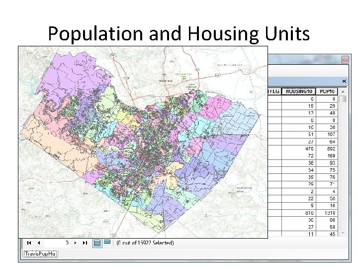 Population and Housing Units 