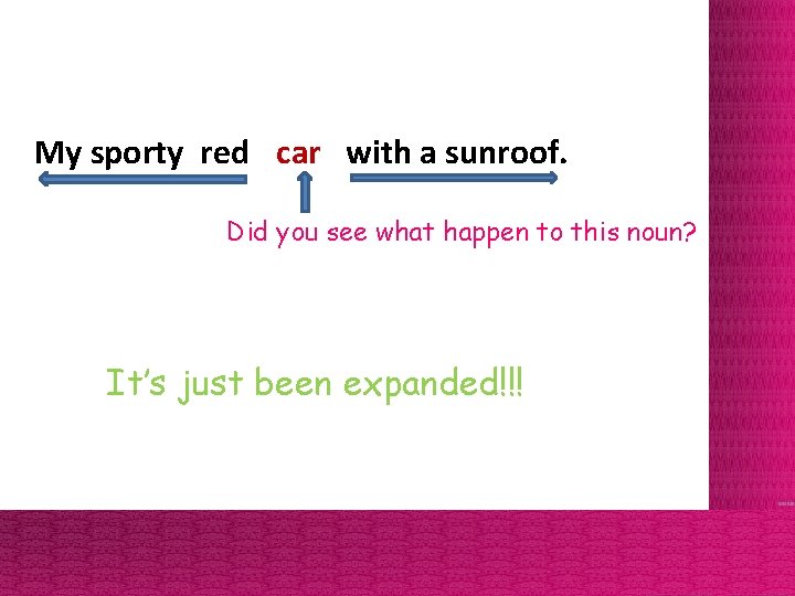 My sporty red car with a sunroof. Did you see what happen to this