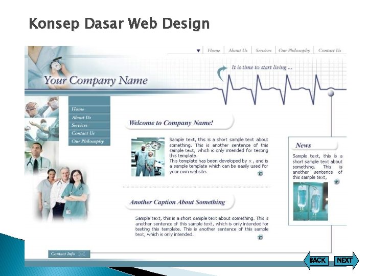 Konsep Dasar Web Design BACK NEXT 