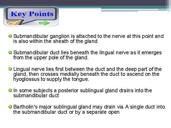 Submandibular ganglion is attached to the nerve at this point and is also within