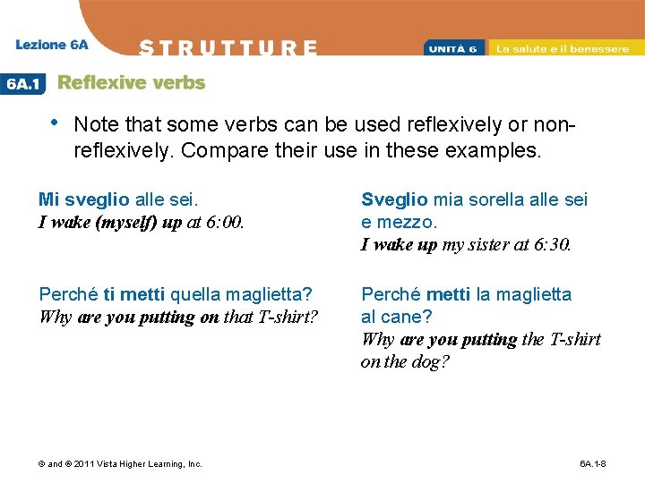  • Note that some verbs can be used reflexively or nonreflexively. Compare their