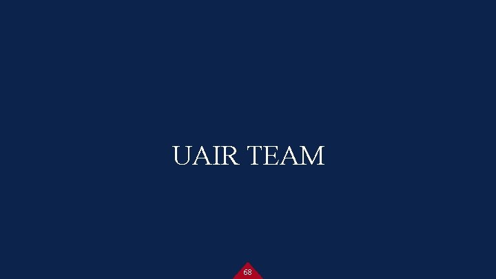 UAIR TEAM 68 