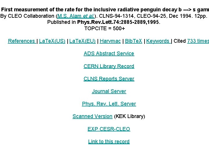  First measurement of the rate for the inclusive radiative penguin decay b --->