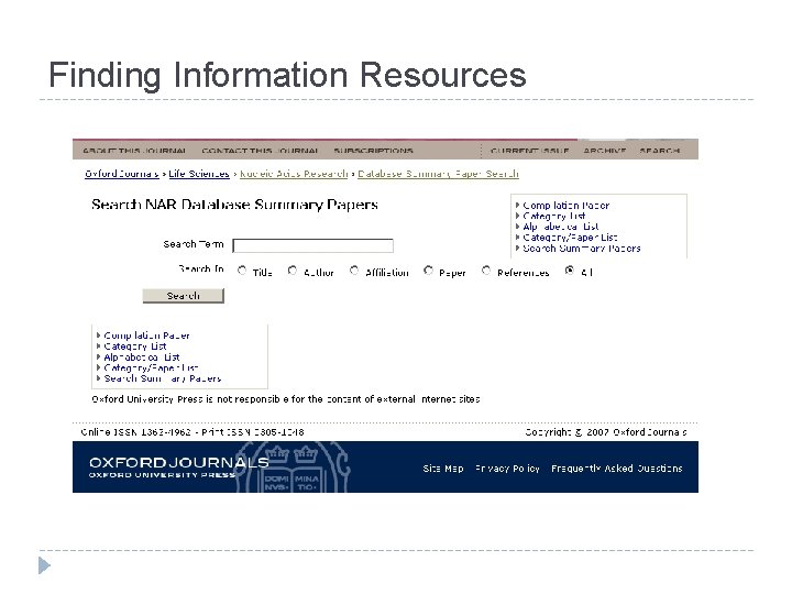 Finding Information Resources 