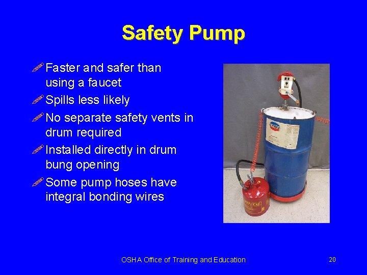 Safety Pump ! Faster and safer than using a faucet ! Spills less likely