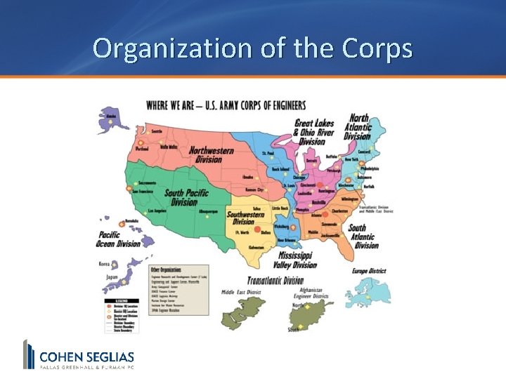 Organization of the Corps 