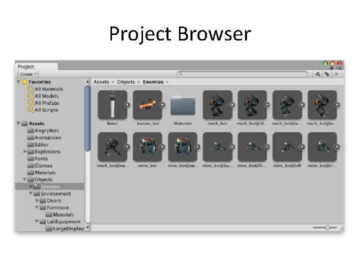 Project Browser 