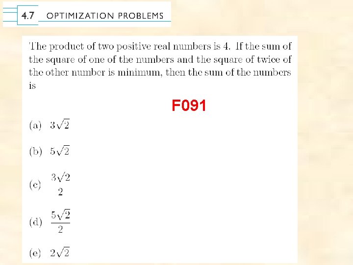 F 091 F 091