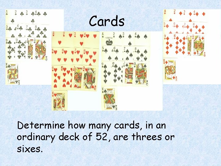 Sets and Set Operations Objectives Determine if a