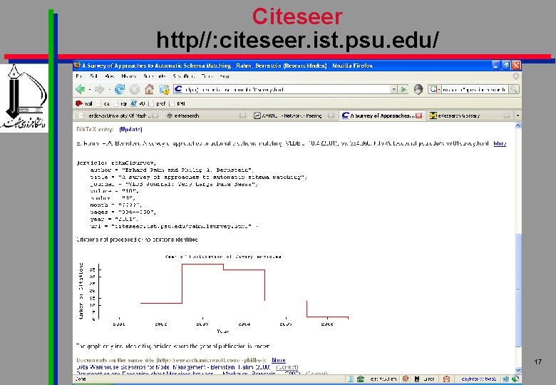 Citeseer http//: citeseer. ist. psu. edu/ Engineering Research Methodology -- Kahani 17 