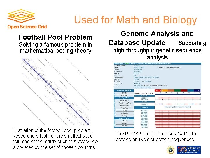 Used for Math and Biology Football Pool Problem Solving a famous problem in mathematical