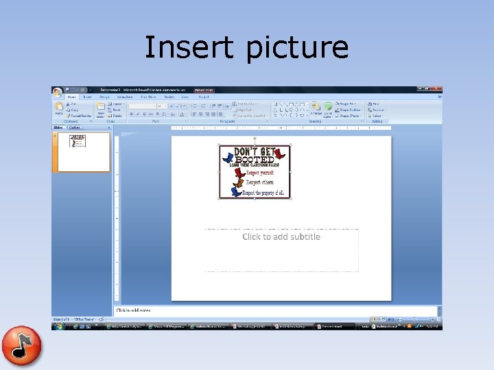 Insert picture Insert picture